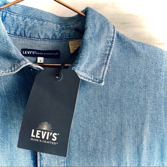 Levi’s Made & Crafted Denim Shirt Pearl Snap - Picture 5 of 14